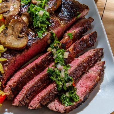 Flat iron steak