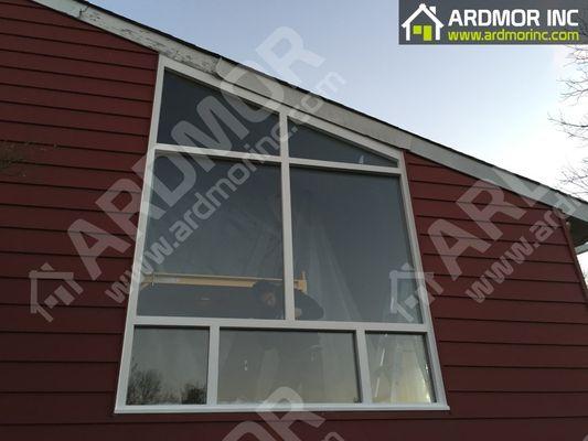 Custom Made Triangle Window