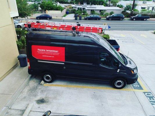 PIW service vans provide efficient inspections.