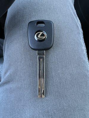 Lexus High-Security Key