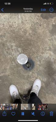 Drain cover which I slipped on