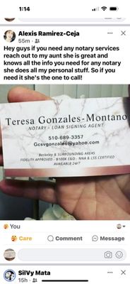 Teresa Gonzales-Montano