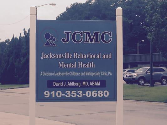 Sign photo of Mental Health Jacksonville, NC