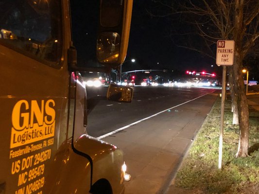 Dropping off my vehicle in a no parking zone, on an 8-lane expressway, a mile from the agreed upon drop off location.