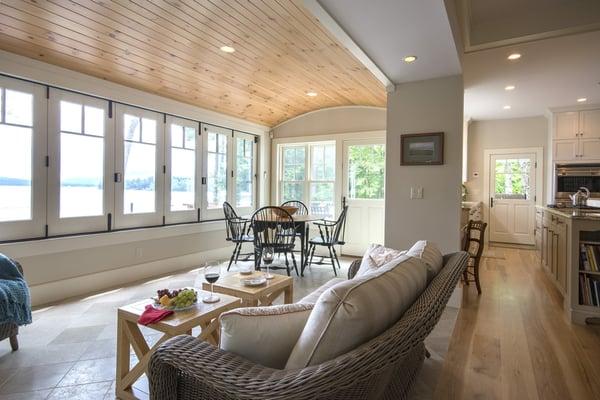 Sunroom at Lake Sunapee Residence