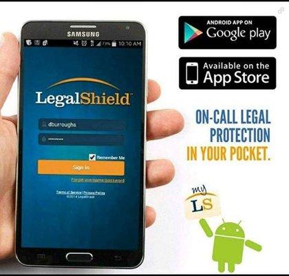 your LegaShield & IDShield plans are in the palm of your hand !