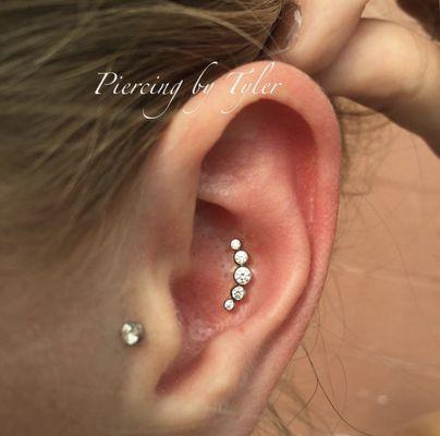 Conch piercing