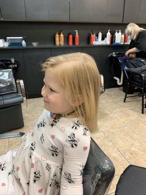 First haircut by Priya