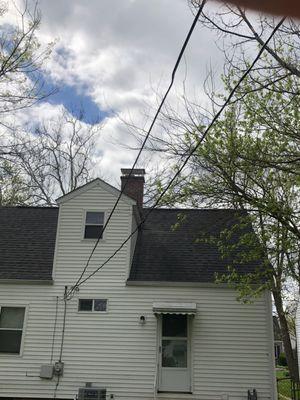 Chimney rebuilt, 05/2020