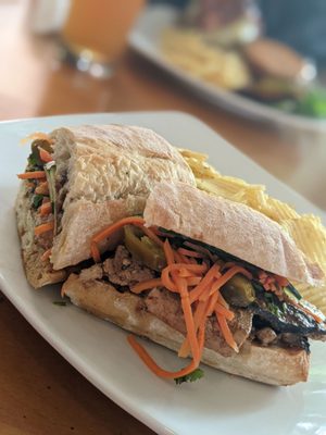 Delicious tofu Bahn mi.