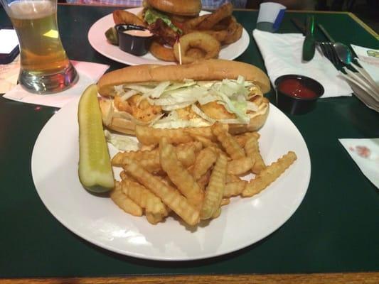 Shrimp Po boy... Special tonight looks really yummy