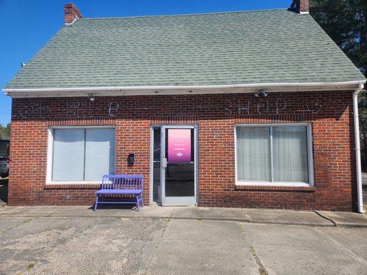 I am getting permits with Town Hall for better signage; it is a 1935 historical building.