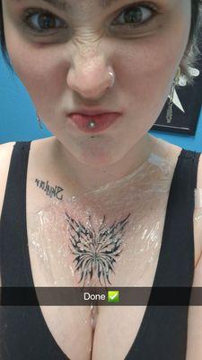 New tattoo- hannah Piercings - charlie