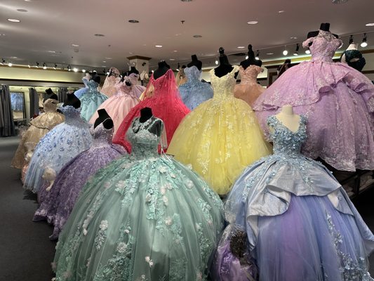 Philly's largest name brand shop for Quinceanera dresses.