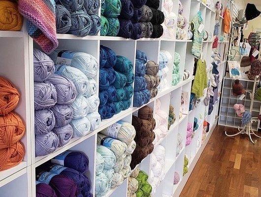 Come see our stock of yarns.