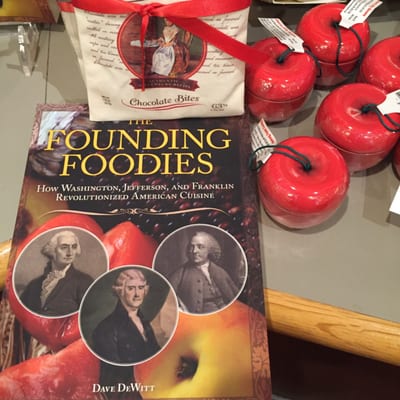 Washington, Jefferson & Franklin were foodies, cool.