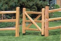 Split Rail Fence w/ Gate