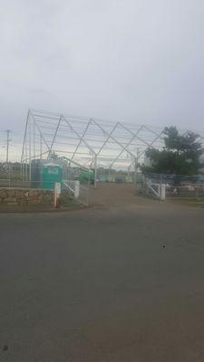 Temporary Ice Rink located in the auxiliary parking lot near Norwalk Visitor's Dock