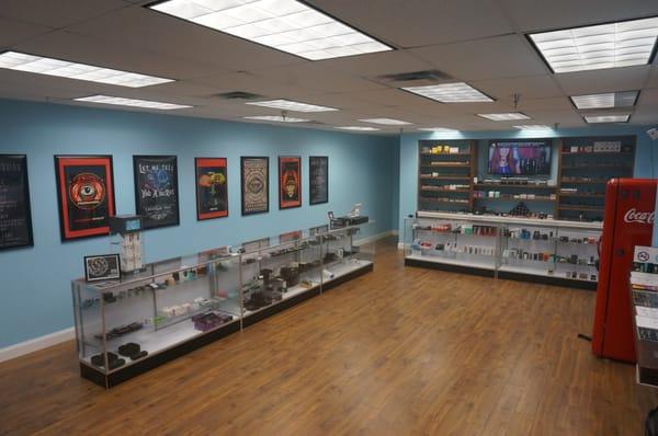 Offering an unmatched selection of e-cigarette hardware, e-juice, and accessories, and the best customer service in town.