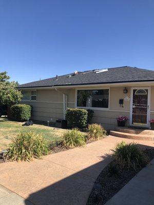 New roof . Color is Granite Black