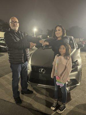 2015 Lexus IS 250 Sold to another happy customer!