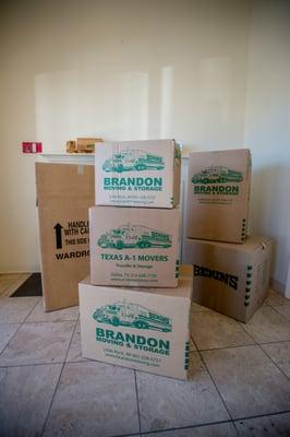 Brandon Moving & Storage has a variety of different packing materials available for sale AND the expertise to pack your belongings safely!