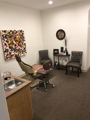 Private New Patient Consulation room.