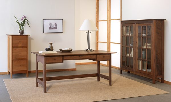 Walnut Heartwood office