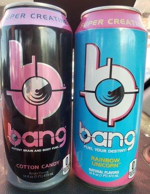 Bang bang!  Best energy drinks.