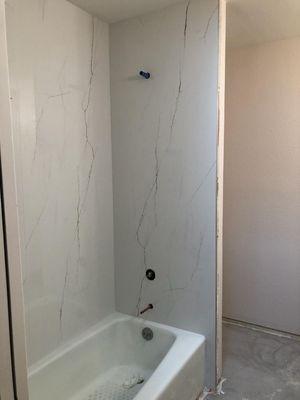 Shower install