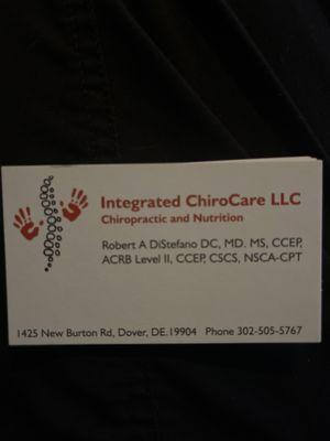 Robert A DiStefano, DC MD MS - Integrated Chirocare