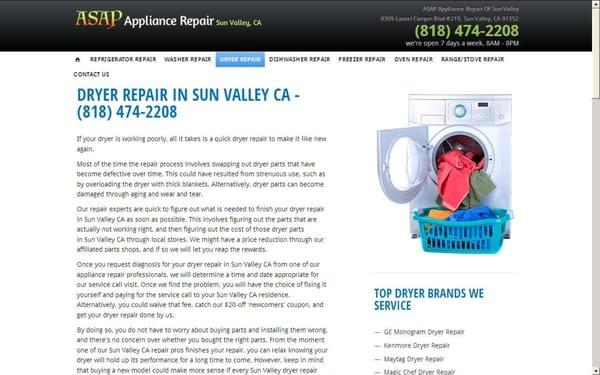 Appliance Repair Professionals are Just a Call Away http://www.appliancerepair-sunvalleyca.com