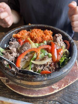 Bulgogi Over Rice