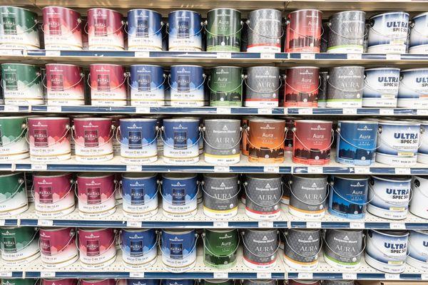 Our Benjamin Moore selection is second to none. High gloss, semi gloss, eggshell finishes, and more!