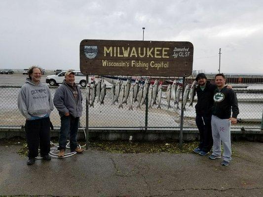 Fishing with clients on June 3rd 2017