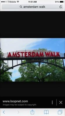 We are in Amsterdam walk.