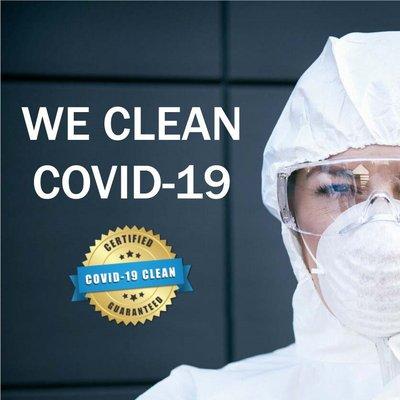 The EXPERTS in COVID-19 cleaning! 
 Prevention cleaning and disinfectant fogging, deep cleans, terminal cleans! 
 1-800-274-8464