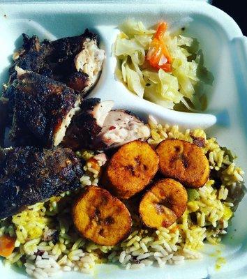 Jerk chicken plate