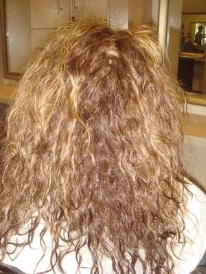 Before Keratin Treatment