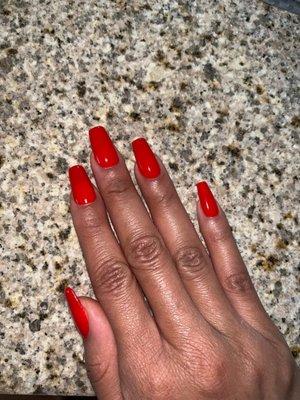 Gel X set, done by the legend herself, Zaya