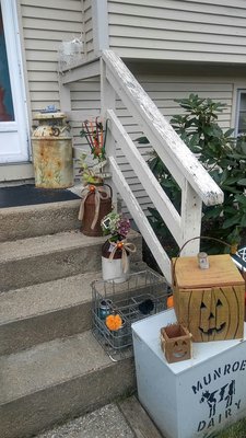 Jugs, and old crate came from countryside! Sherri O.