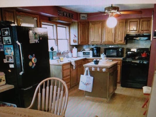 Here is the old kitchen