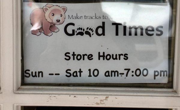 Store Hours