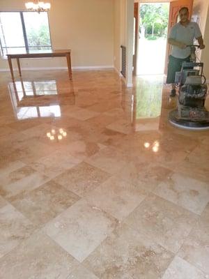 Stone Polishing. Visit www.ssfloorcare.com to schedule an appointment.