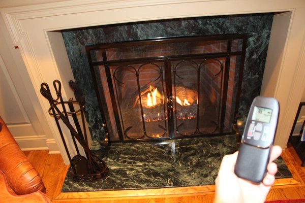 We LOVE the push of a button to start our gas fireplace!