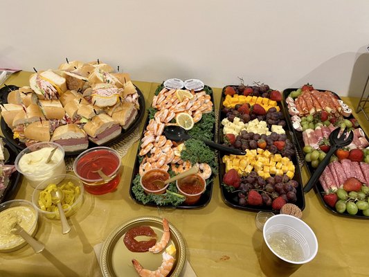 Some of the Food at the grand opening