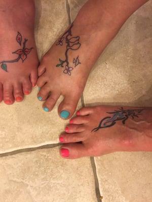 Girlfriend tats