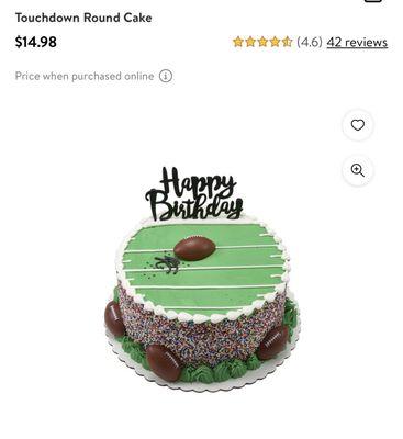 Football cake