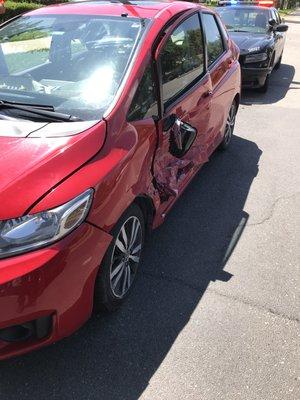 A driver attempted to turn left at an intersection and t-boned my client which caused his car to roll.