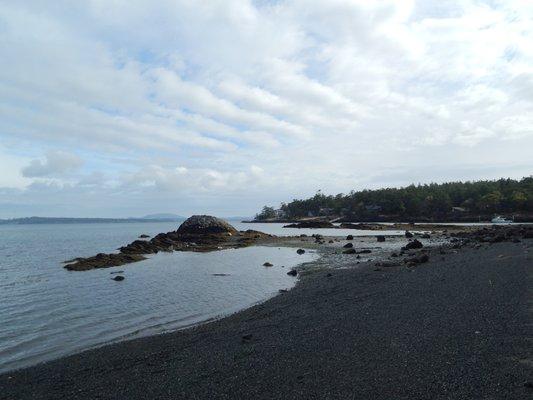 On the beach!